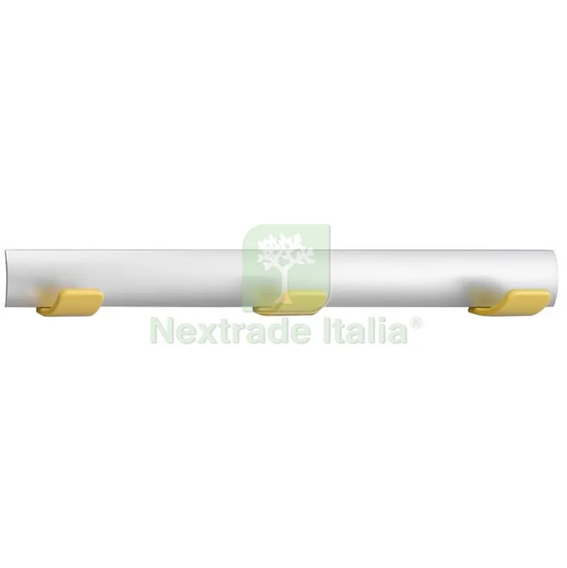 5PZ APPENDINO ADESIVO INOFIX 3POSTI COLORE GIALLO — Accessori bagno — rif. FERX.42301 5PZ APPENDINO ADESIVO INOFIX 3POSTI COLORE GIALLO — Accessori bagno — rif. FERX.42301