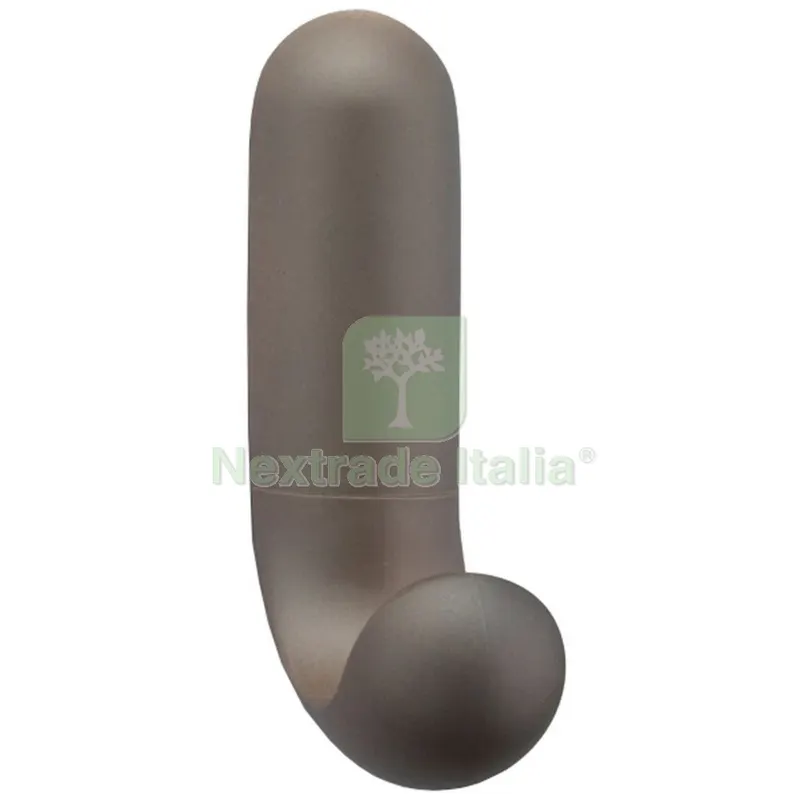 6PZ Appendino Adesivo J Inofix 1POSTO Colore Marrone — Accessori bagno — rif. FERX.42380 6PZ Appendino Adesivo J Inofix 1POSTO Colore Marrone — Accessori bagno — rif. FERX.42380