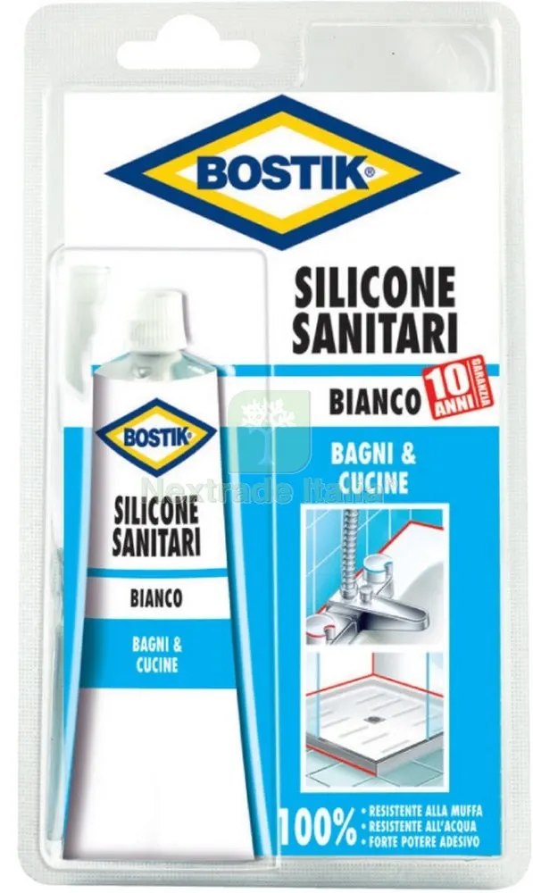 12PZ BOSTIK SILICONE 60 ML BIANCO — Adesivi e sigillanti — rif. FERX.42638 12PZ BOSTIK SILICONE 60 ML BIANCO — Adesivi e sigillanti — rif. FERX.42638