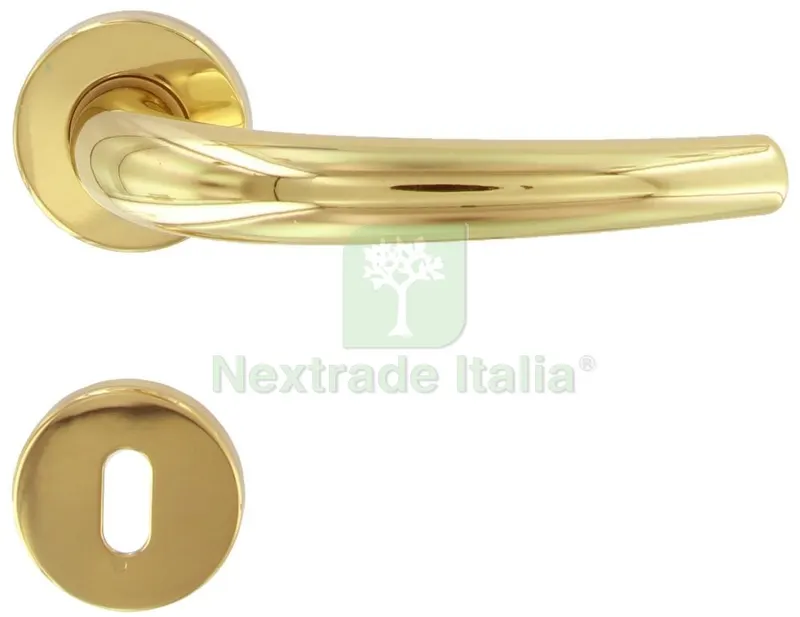 Maniglia Torino con Rosetta OLV — Maniglie e pomelli — rif. FERX.42737