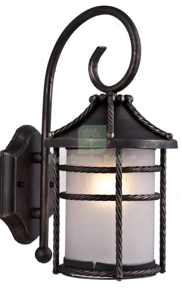 Lanterna "anversa" con Braccio Colore Ruggine — Illuminazione — rif. FERX.42837
