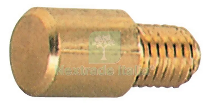 250PZ Reggipiano Tondo in Ottone 5MA — Ferramenta per legno e mobili — rif. FERX.4296
