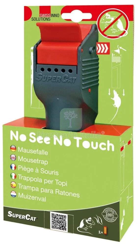 6BLISTER Trappola per Topi a Galleria Supercat — Disinfestazione e controllo nocivi — rif. FERX.43479