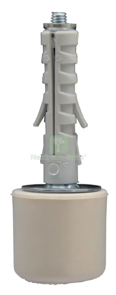 50PZ ELEMATIC TASSELLO ENP/FP 9 PARACOLPI BIANCO — Tasselli e ancoraggi — rif. FERX.4354