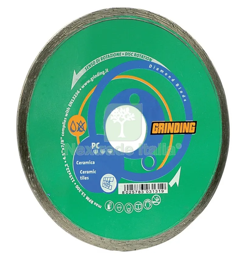 GRINDING DISCO CORONA CONTINUA.DIAMETRO MM.115 MOD.PC X CER — Punte, frese e dischi — rif. FERX.4382