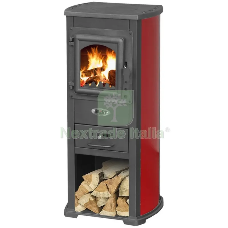 Stufa a Legna LUX Bordeaux — Stufe e camini — rif. FERX.4384