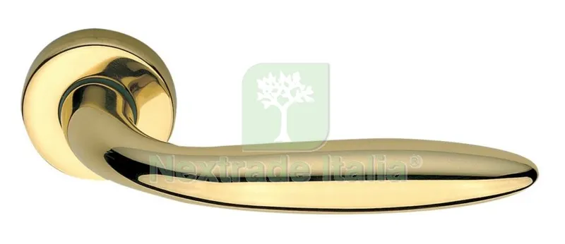 Maniglia "NEW Soft" con Rosetta Inox Brass(oro) — Maniglie e pomelli — rif. FERX.43886