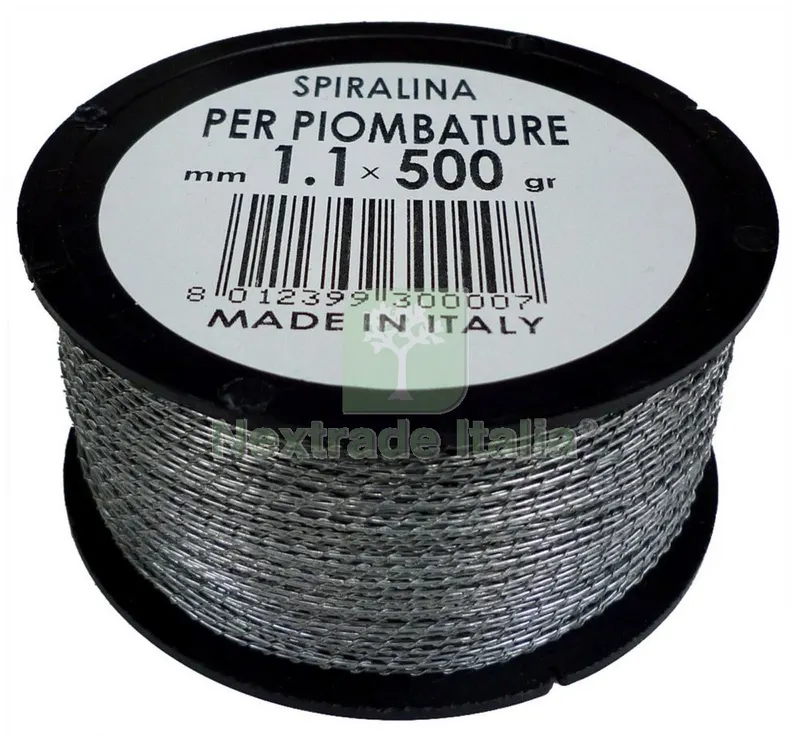 FILO SPIRALINO PER PIOMBINI GR.500 (MT.280 CA) — Cinghie e tiranti a cricchetto — rif. FERX.44173 FILO SPIRALINO PER PIOMBINI GR.500 (MT.280 CA) — Cinghie e tiranti a cricchetto — rif. FERX.44173