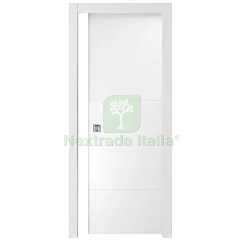 PORTA MODELLO RIGHE SCORREVOLE LUCIDO BIANCO CM. 210X70 — Tubi e raccordi — rif. FERX.44194