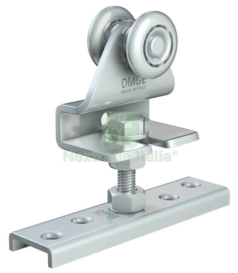 15PZ Omge Carrello a 2 Ruote ( ART. 22) Diametro MM.24 Portata 35 KG — Ferramenta porte e finestre — rif. FERX.4430 15PZ Omge Carrello a 2 Ruote ( ART. 22) Diametro MM.24 Portata 35 KG — Ferramenta porte e finestre — rif. FERX.4430