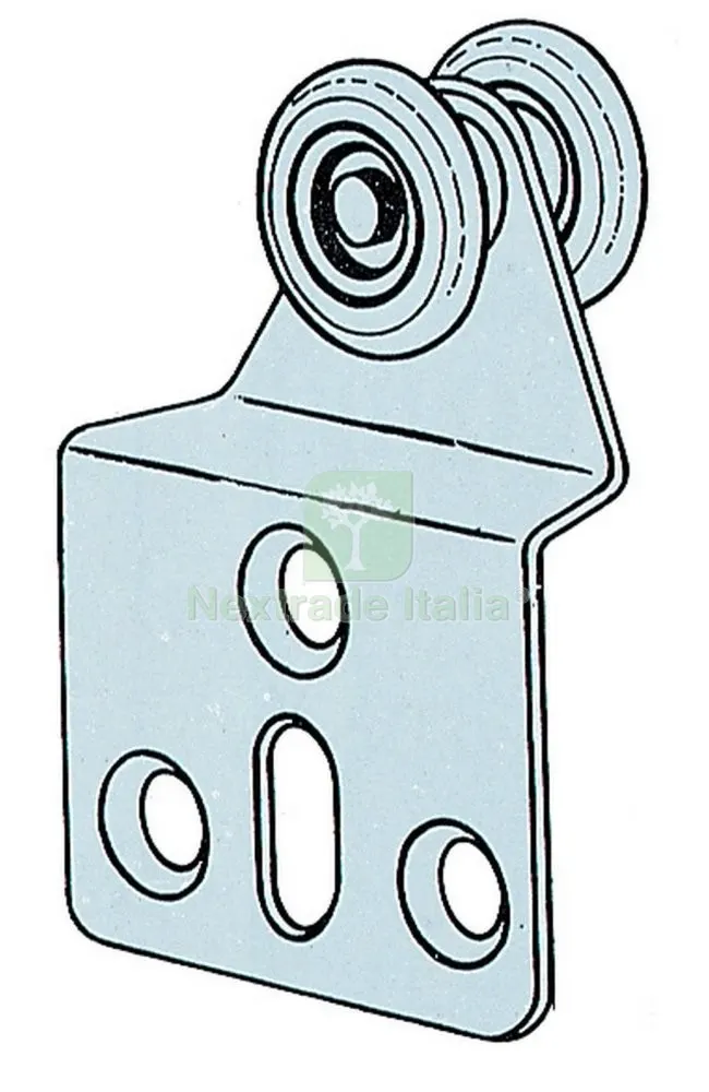 50PZ OMGE CARRELLO A 2 RUOTE ART. 18 — Ferramenta porte e finestre — rif. FERX.4435 50PZ OMGE CARRELLO A 2 RUOTE ART. 18 — Ferramenta porte e finestre — rif. FERX.4435