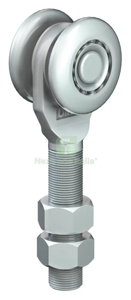 2PZ OMGE CARRELLO A 2 RUOTE ( ART. 252) MM.54 — Ferramenta porte e finestre — rif. FERX.4453