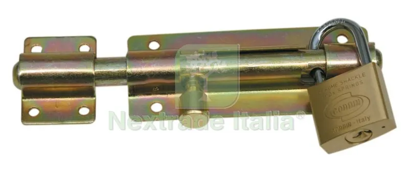 10PZ CATENACCIO PORTALUCCHETTO TONDO TROPICALIZZATO MM.150 — Lucchetti e catene — rif. FERX.44650