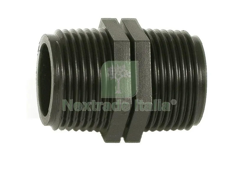 50PZ RACCORDO NYLON NIPPLO 1/2 X 1/2 — Tubi e raccordi — rif. FERX.4469 50PZ RACCORDO NYLON NIPPLO 1/2 X 1/2 — Tubi e raccordi — rif. FERX.4469