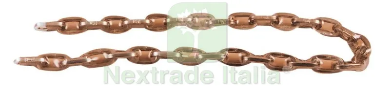 Catena Antifurto Quadra Ricoperta di Plastica 8X120 — Lucchetti e catene — rif. FERX.45117