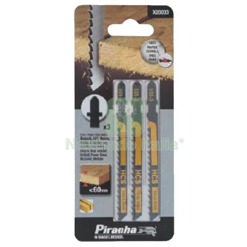 Piranha X20033 3 Lame Legno Fresate a Taglio Grosso Baion — Punte, frese e dischi — rif. FERX.45122 Piranha X20033 3 Lame Legno Fresate a Taglio Grosso Baion — Punte, frese e dischi — rif. FERX.45122