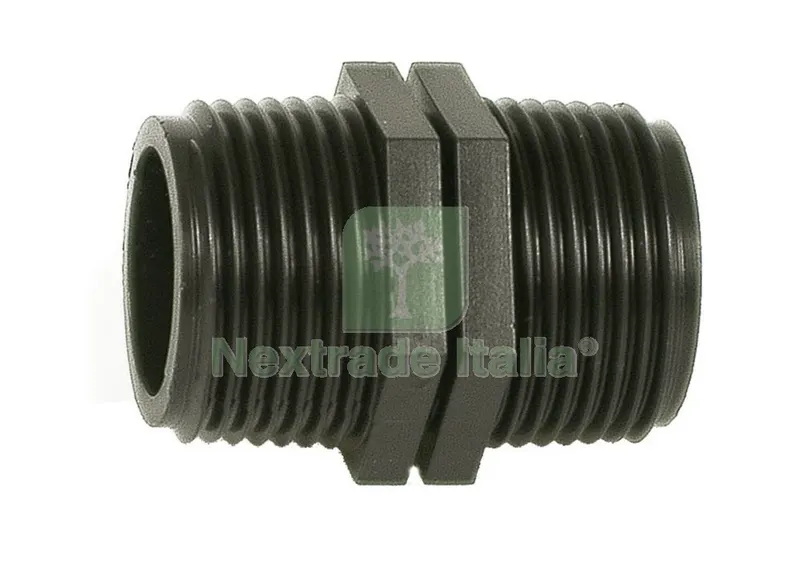 50PZ RACCORDO NYLON NIPPLO 3/4 X 3/4 — Tubi e raccordi — rif. FERX.4520 50PZ RACCORDO NYLON NIPPLO 3/4 X 3/4 — Tubi e raccordi — rif. FERX.4520