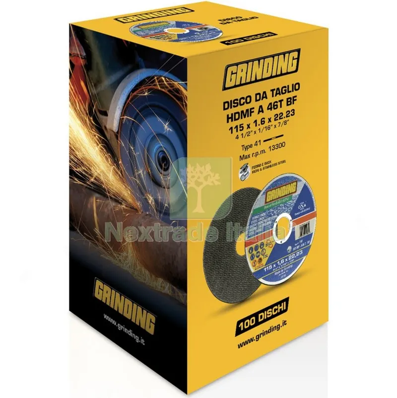 Grinding 100 Minidischi x Ferro 115X1,6 — Punte, frese e dischi — rif. FERX.45394 Grinding 100 Minidischi x Ferro 115X1,6 — Punte, frese e dischi — rif. FERX.45394