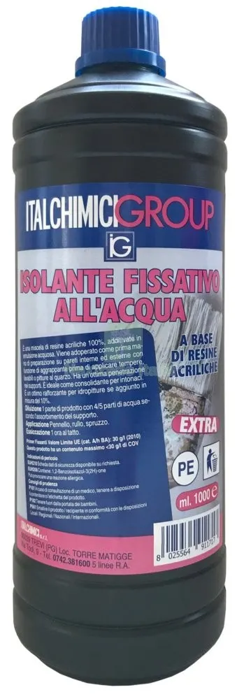 12PZ FISSATIVO ACRILICO EXTRA LT. 1 — Pitture murali e idropitture — rif. FERX.45780 12PZ FISSATIVO ACRILICO EXTRA LT. 1 — Pitture murali e idropitture — rif. FERX.45780