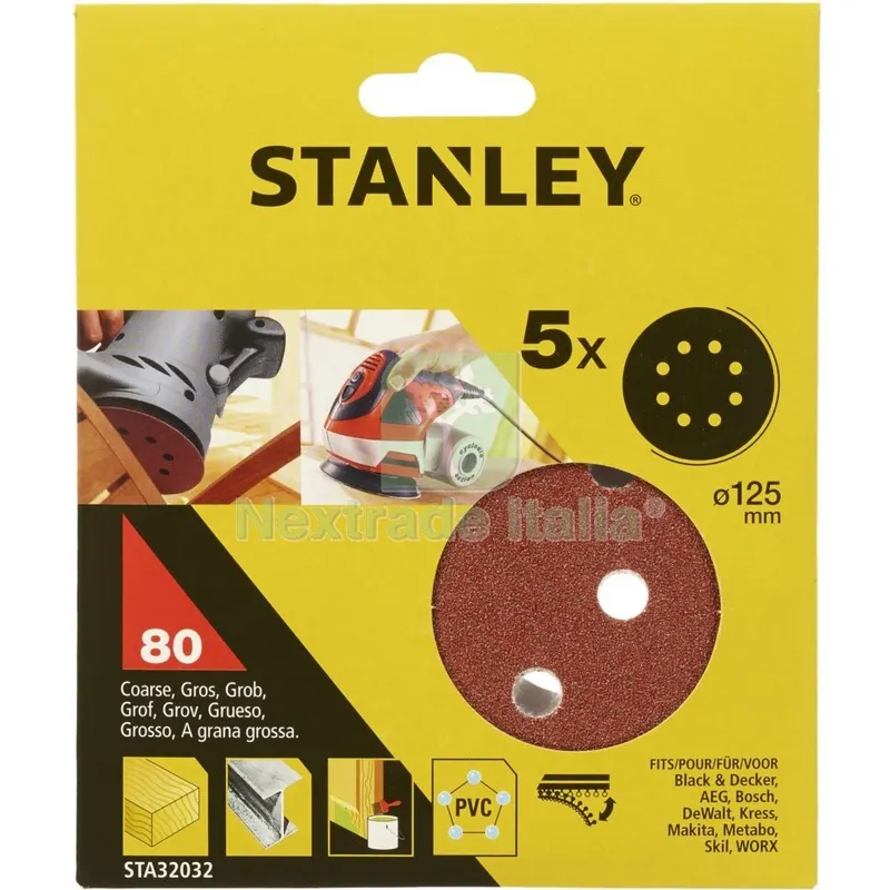 PIRANHA/ X32032 5 DISCHI ROTO-ORBITALI 125 GR.80 — Tubi e raccordi — rif. FERX.46027 PIRANHA/ X32032 5 DISCHI ROTO-ORBITALI 125 GR.80 — Tubi e raccordi — rif. FERX.46027