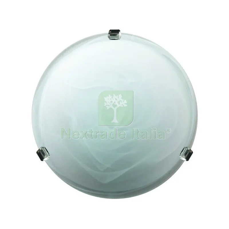 5PZ PLAFONIERA DUNA ALABASTRO BIANCO D 40 CM — Illuminazione — rif. FERX.46250 5PZ PLAFONIERA DUNA ALABASTRO BIANCO D 40 CM — Illuminazione — rif. FERX.46250