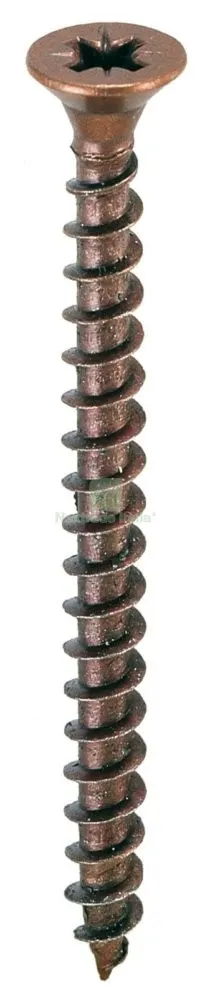 500PZ VITI A LEGNO TESTA SVASATA PIANA BRONZATE 4 X30 — Viti — rif. FERX.46359 500PZ VITI A LEGNO TESTA SVASATA PIANA BRONZATE 4 X30 — Viti — rif. FERX.46359