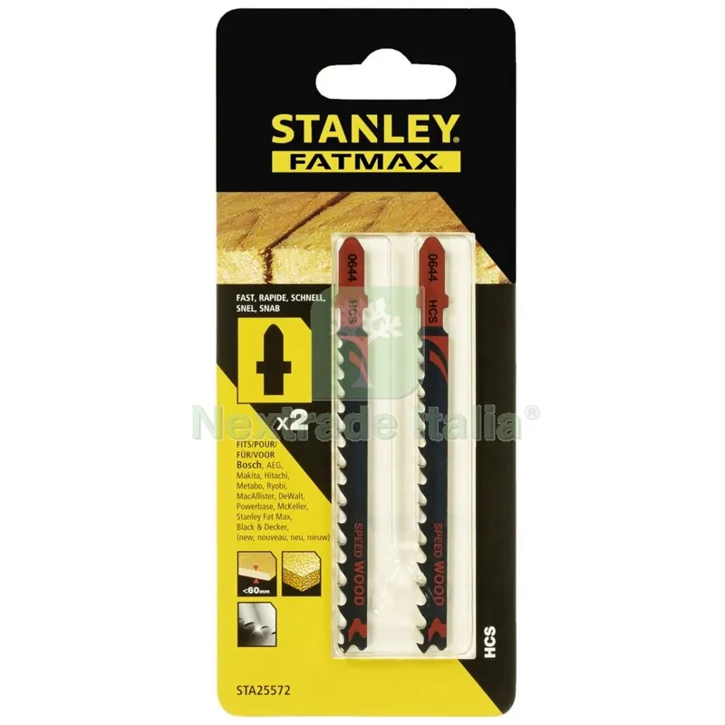 PIRANHA/ X25752 2 LAME METALLO X LEGNO HI-TECH TAGLIO FINE — Tubi e raccordi — rif. FERX.46615