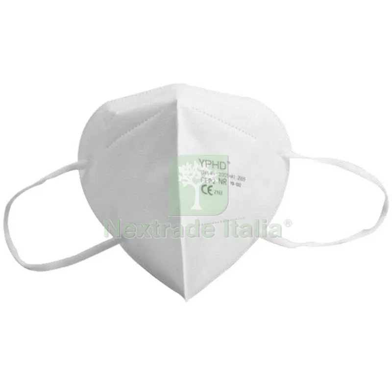 10PZ Mascherina Pieghevole FFP2 Senza Valvola CE2163 — Protezioni corpo — rif. FERX.468