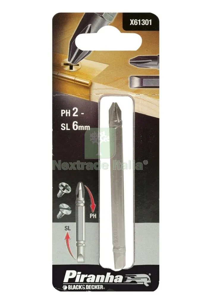 PIRANHA X61301 INSERTO DOPPIO MM.86 PH2-TF6 — Tubi e raccordi — rif. FERX.47402