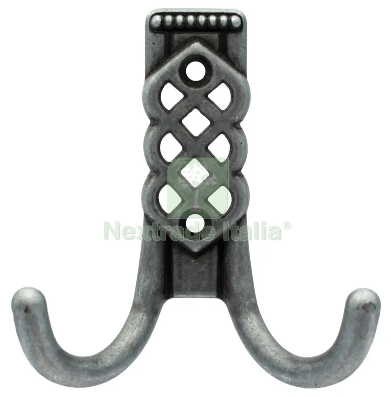 12PZ Appendiabiti Anticato ART. 43144Z MM.81X80 Finitura Rustique — Casalinghi e organizzazione — rif. FERX.475 12PZ Appendiabiti Anticato ART. 43144Z MM.81X80 Finitura Rustique — Casalinghi e organizzazione — rif. FERX.475
