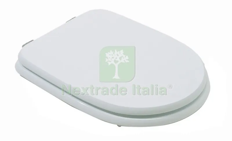 COPRIVASO cm 36x46 IN LEGNO SAVINI MOD. ARETUSA BIANCO (CWATA) — Sanitari e ceramiche — rif. FERX.48006