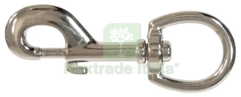 50PZ MOSCHETTONE GIREVOLE MM.13X79 — Ganci, moschettoni e anelli — rif. FERX.4825 50PZ MOSCHETTONE GIREVOLE MM.13X79 — Ganci, moschettoni e anelli — rif. FERX.4825