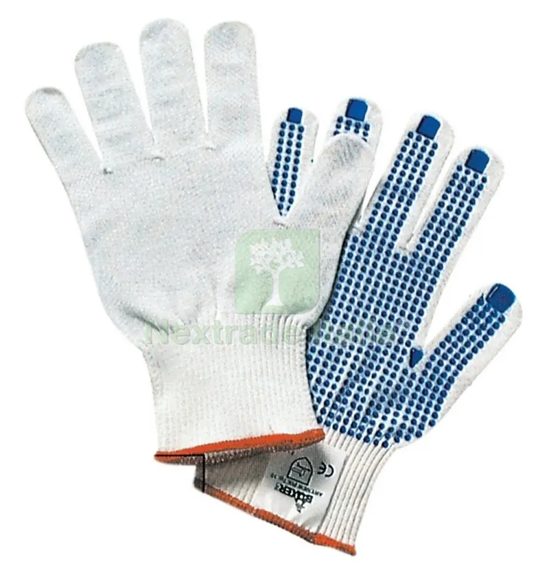 12PAIA GUANTI MAGLIA PALMO PUNTINATO TG.10 RIF.72020 — Guanti da lavoro — rif. FERX.48322