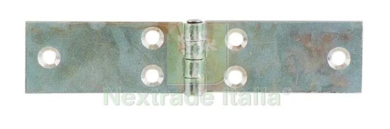 24PZ Cerniera Lunga Perno Fisso Acciaio Zincato MM. 80 — Cerniere e cardini — rif. FERX.48755 24PZ Cerniera Lunga Perno Fisso Acciaio Zincato MM. 80 — Cerniere e cardini — rif. FERX.48755