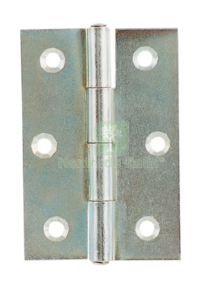 24PZ Cerniera con Perno Fisso in Acciaio Zincato MM 40X35X1,2 ART.838 — Cerniere e cardini — rif. FERX.48762