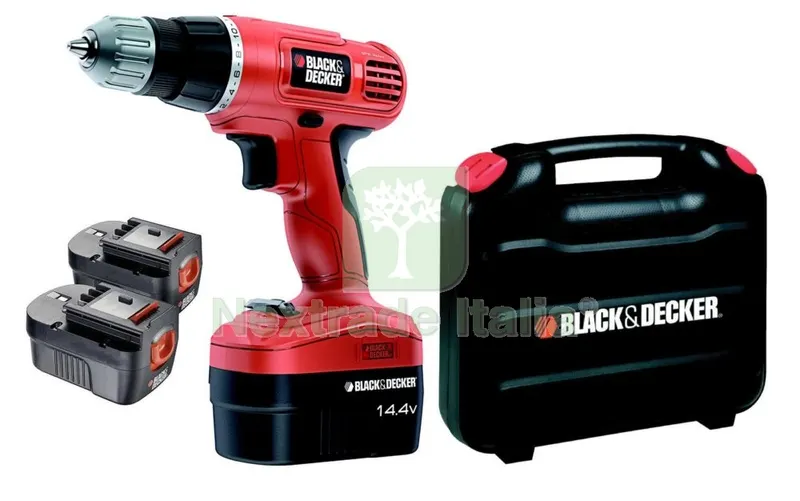 Trapano B&D con 2 Batterie 14V MOD.EPC14CABK — Trapani e avvitatori — rif. FERX.49008 Trapano B&D con 2 Batterie 14V MOD.EPC14CABK — Trapani e avvitatori — rif. FERX.49008