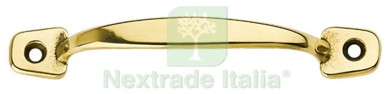 25PZ MANIGLIA OTTONE FISSA MM.140 — Maniglie e pomelli — rif. FERX.4907 25PZ MANIGLIA OTTONE FISSA MM.140 — Maniglie e pomelli — rif. FERX.4907