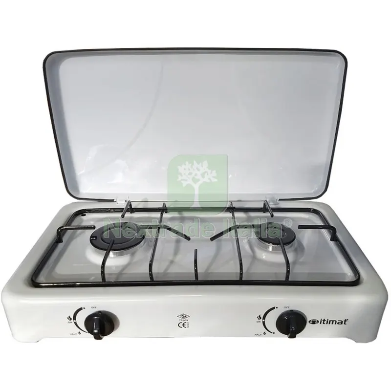 FORNELLO A GAS 2 FUOCHI CON COPERCHIO — Accessori bagno — rif. FERX.4922 FORNELLO A GAS 2 FUOCHI CON COPERCHIO — Accessori bagno — rif. FERX.4922