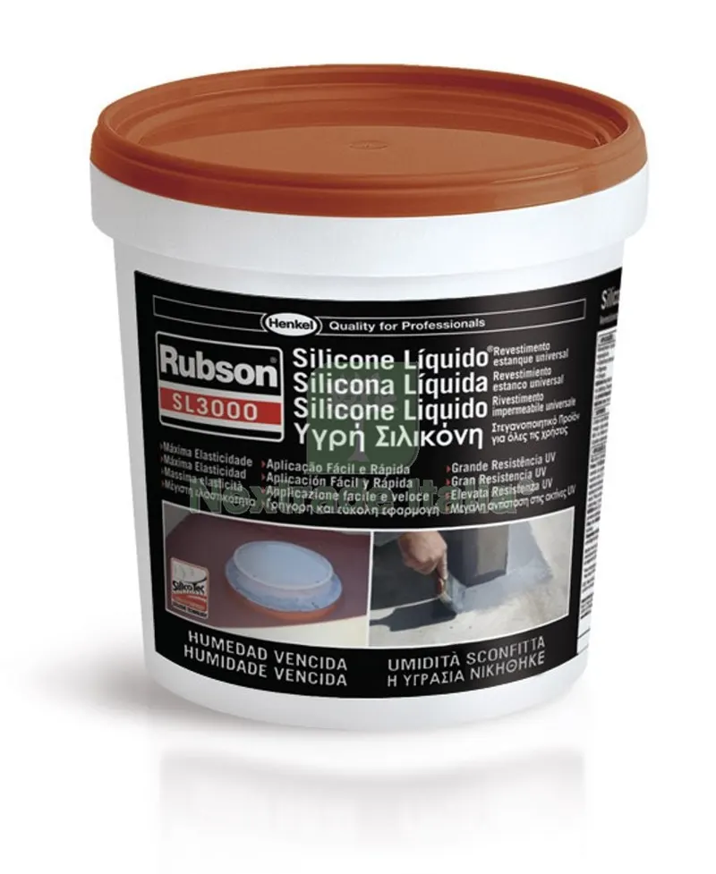 4PZ Rubson Silicone Liquido SL3000 Terracotta KG.1 — Adesivi e sigillanti — rif. FERX.4924 4PZ Rubson Silicone Liquido SL3000 Terracotta KG.1 — Adesivi e sigillanti — rif. FERX.4924