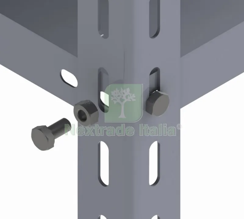 200PZ Bullone Zincato con Dado per Scaffalatura — Arredo — rif. FERX.4963