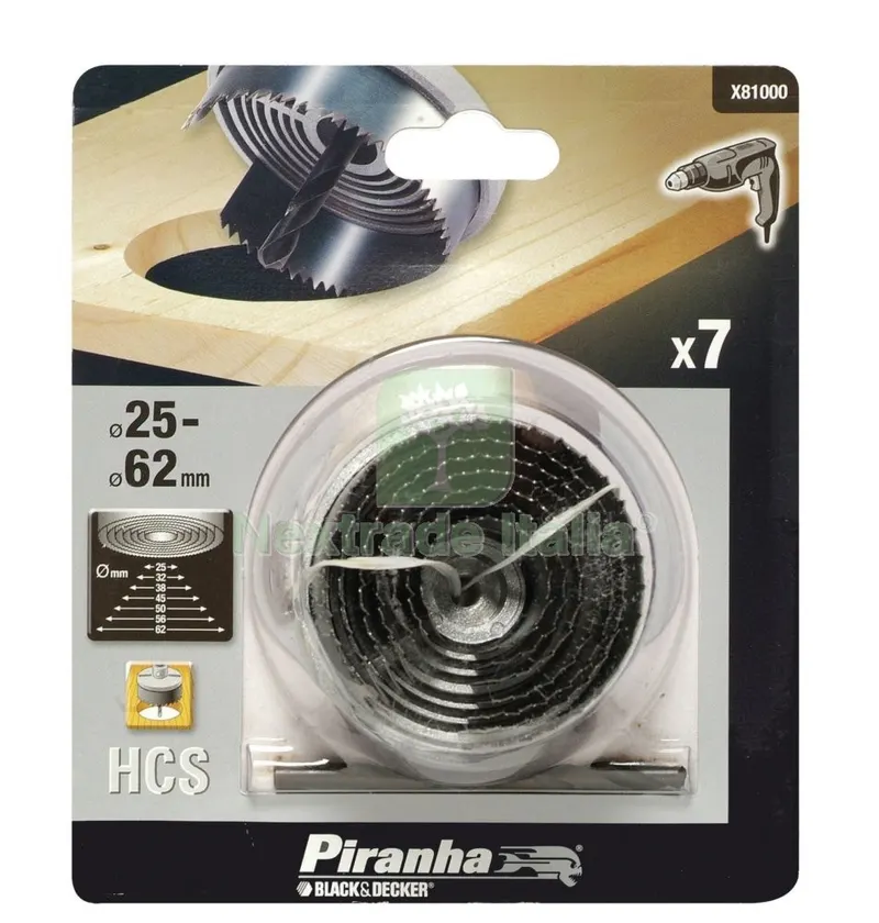 PIRANHA X81000 7 SEGHE A TAZZA H.20 — Tubi e raccordi — rif. FERX.49915 PIRANHA X81000 7 SEGHE A TAZZA H.20 — Tubi e raccordi — rif. FERX.49915