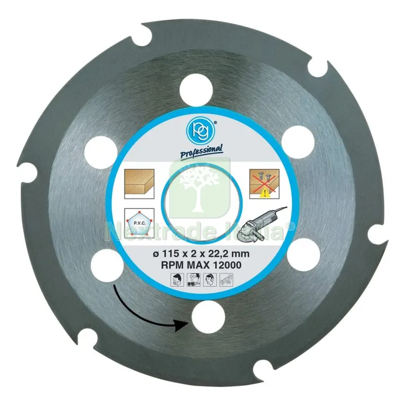 POGGI ART. 419.90 DISCO X LEGNO MM.115X2X22,2 — Punte, frese e dischi — rif. FERX.49925