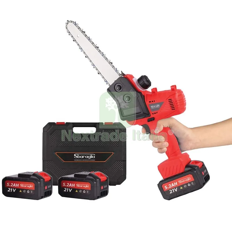 Elettrosega Sbaraglia 21V.-5,2AH Con 3 Batterie A3026 — Elettroseghe e motoseghe — rif. FERX.500