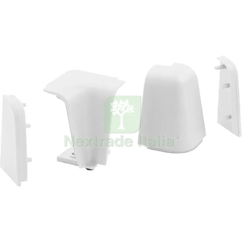 Kit per Alzatina Bombata Colore Bianco — Ferramenta porte e finestre — rif. FERX.500016