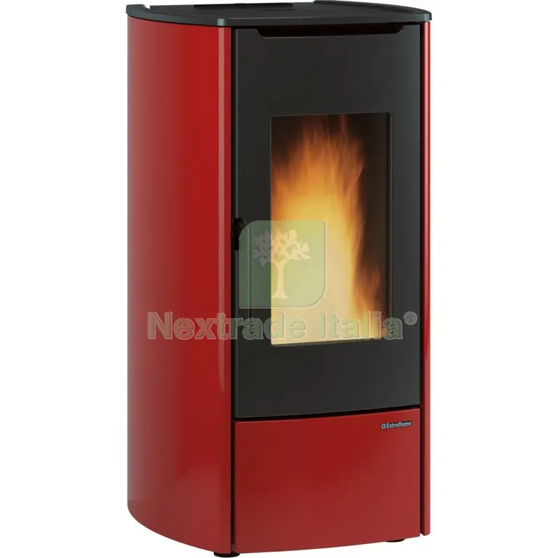 STUFA PELLET MARINA IDRO 11 BORDEAUX — Stufe e camini — rif. FERX.500024 STUFA PELLET MARINA IDRO 11 BORDEAUX — Stufe e camini — rif. FERX.500024