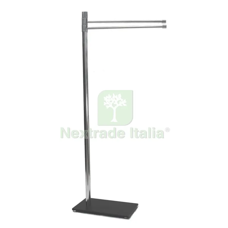 Piantana Portasciugamani Easypa Nero Opaco — Accessori bagno — rif. FERX.500042