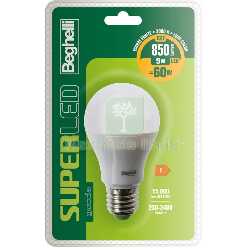 5PZ Beghelli LED 56880BL GOCC.E27 10W Calda 3000K — Illuminazione — rif. FERX.500051 5PZ Beghelli LED 56880BL GOCC.E27 10W Calda 3000K — Illuminazione — rif. FERX.500051
