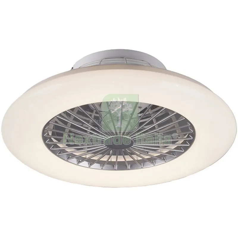 VENTILATORE+PLAFONIERA LED MOD.STRALSUND CM.50 — Illuminazione — rif. FERX.500212 VENTILATORE+PLAFONIERA LED MOD.STRALSUND CM.50 — Illuminazione — rif. FERX.500212