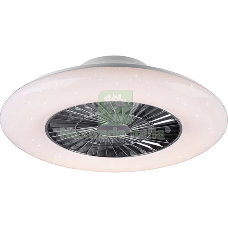 VENTILATORE+PLAFONIERA LED MOD.VISBY CM.60 — Illuminazione — rif. FERX.500214 VENTILATORE+PLAFONIERA LED MOD.VISBY CM.60 — Illuminazione — rif. FERX.500214