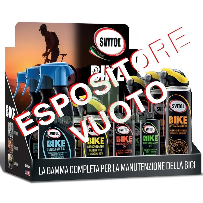 Arexons Svitol Bike Espositore Vuoto — Materiale promozionale e POP — rif. FERX.500304 Arexons Svitol Bike Espositore Vuoto — Materiale promozionale e POP — rif. FERX.500304